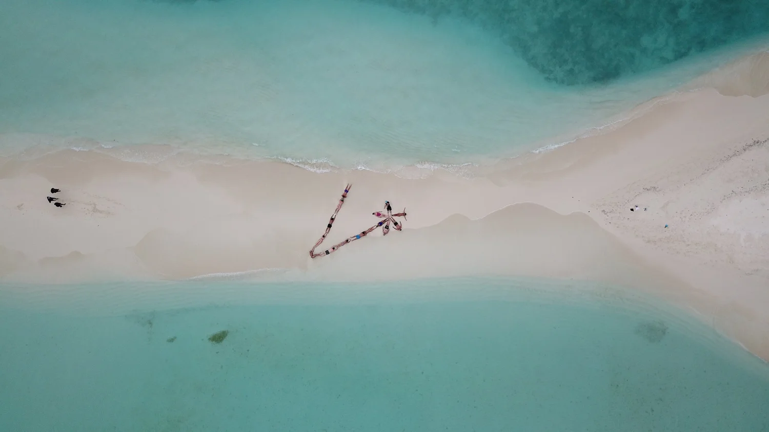 Aerial view of the retreat setting